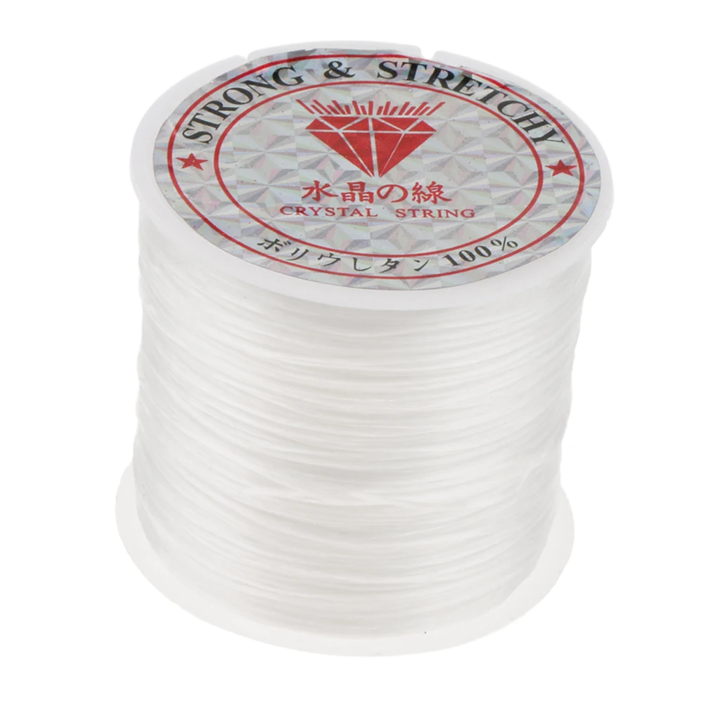 1Pcs Hair Weave Weaving Sew Sewing Bead Feather Decor Thread for Weft Hair Extensions