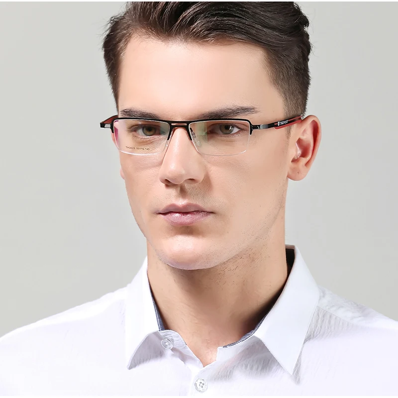 Оправа для очков, мужские брендовые большие металлические Компьютерные очки, защита от усталости, защита от радиации, оправа для очков, женские очки в стиле ретро, Nerd