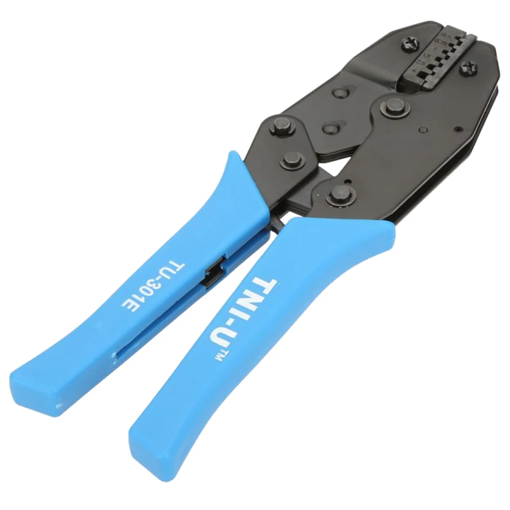 

New TNI-U TU-301E Locking Ratchet Crimping Press Pliers Crimper Clamps Tools for Terminal 22~12AWG