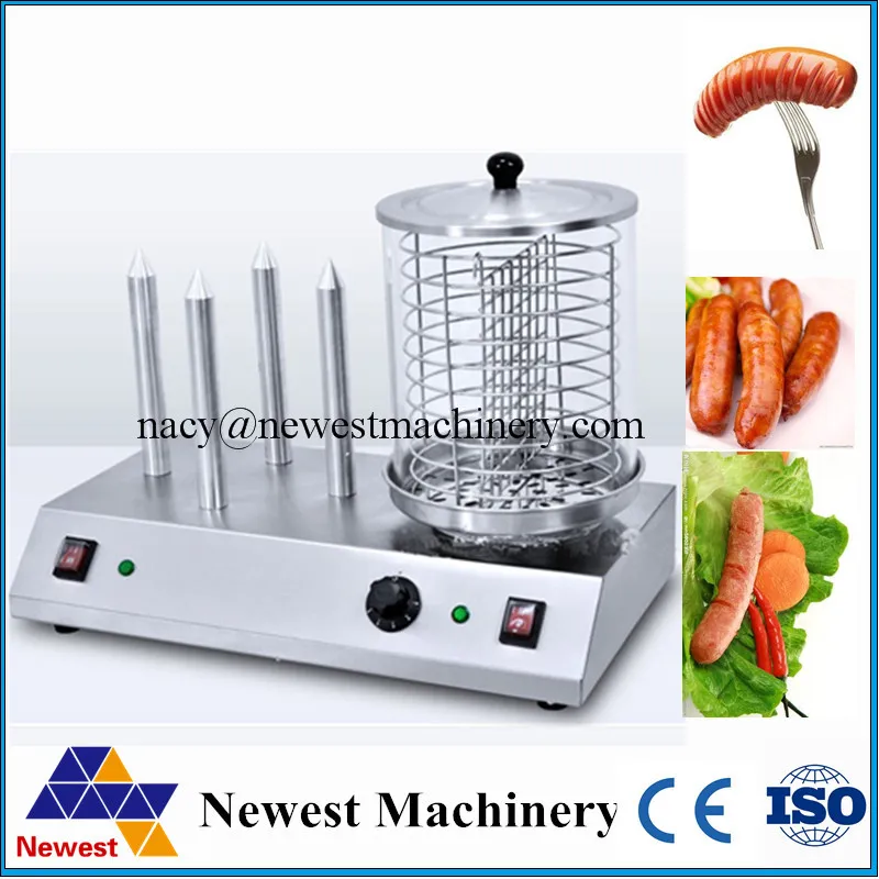 

Free Shipping Commercial Use 220v Electric Steaming Hot Dog Warmer Machine,Sausage heat preservation machine