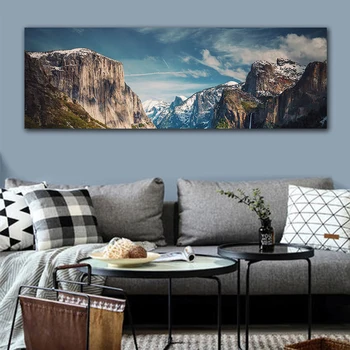 

GoldLife Modern Canvas Painting Snow Mountain Painting Wall Art The Picture For Home Decoration Giclee Artwork For Wall Decor