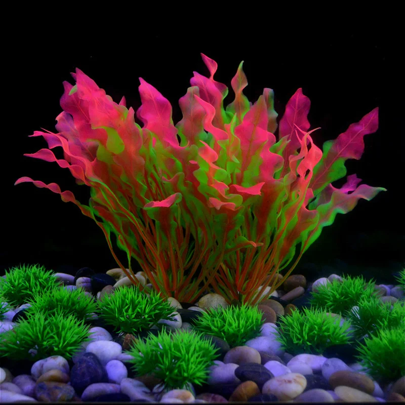 Аквариумные растения имитация водной травы озеленение поддельные растения искусственные пластиковые зеленые воды растения для аквариума декор