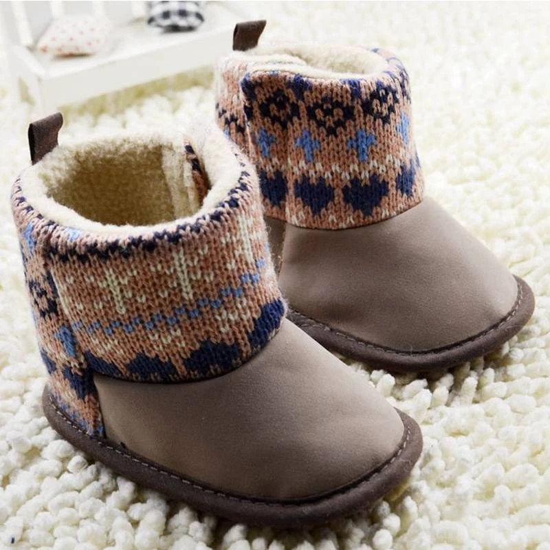 Moda de invierno niña bebé botines Bebe zapatos Prewalkers fresco botas cálidas niños calzado 0 18 meses zapatos de del invierno|shoes wool|shoes with red bottomsshoe girl - AliExpress