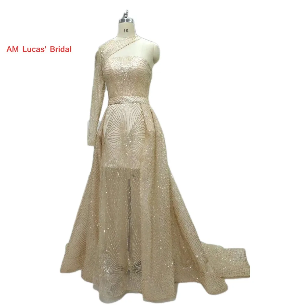 Lange Avondjurk 2018 Afneembare Rok Vrouwen Formele Gown Voor Prom Bruiloft Jurken Een Schouder Robe De Soiree Lange Avondjurk 2018 Afneembare Rok Vrouwen Formele Gown Voor Prom Bruiloft Jurken Een Schouder Robe De Soiree