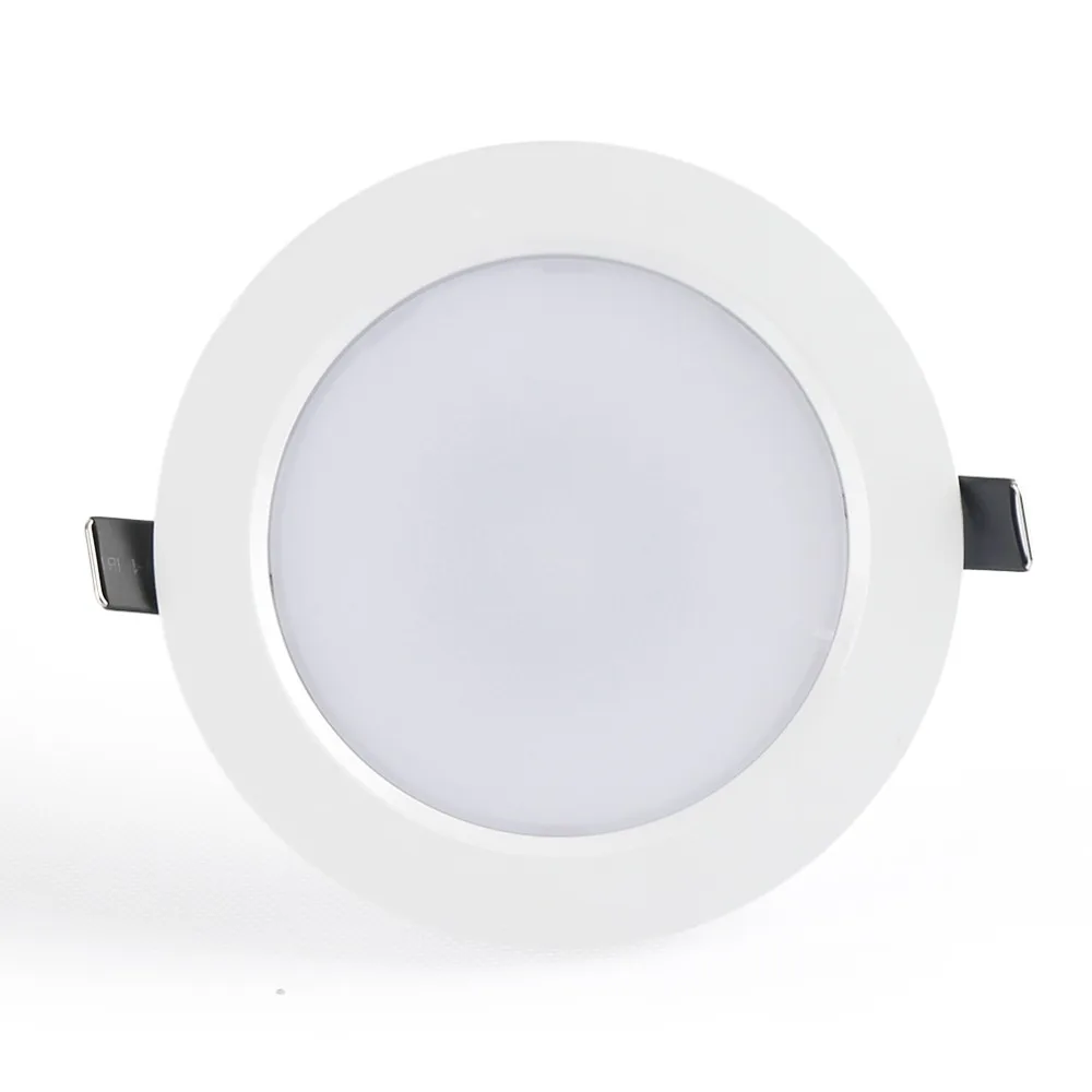 10 шт. RGB светодиодный потолочный светильник 5W 10W RGB затемнения потолочный светильник вниз светильник s Белый Корпус встраиваемые Светодиодные пятно света лампы светильник ing приспособление