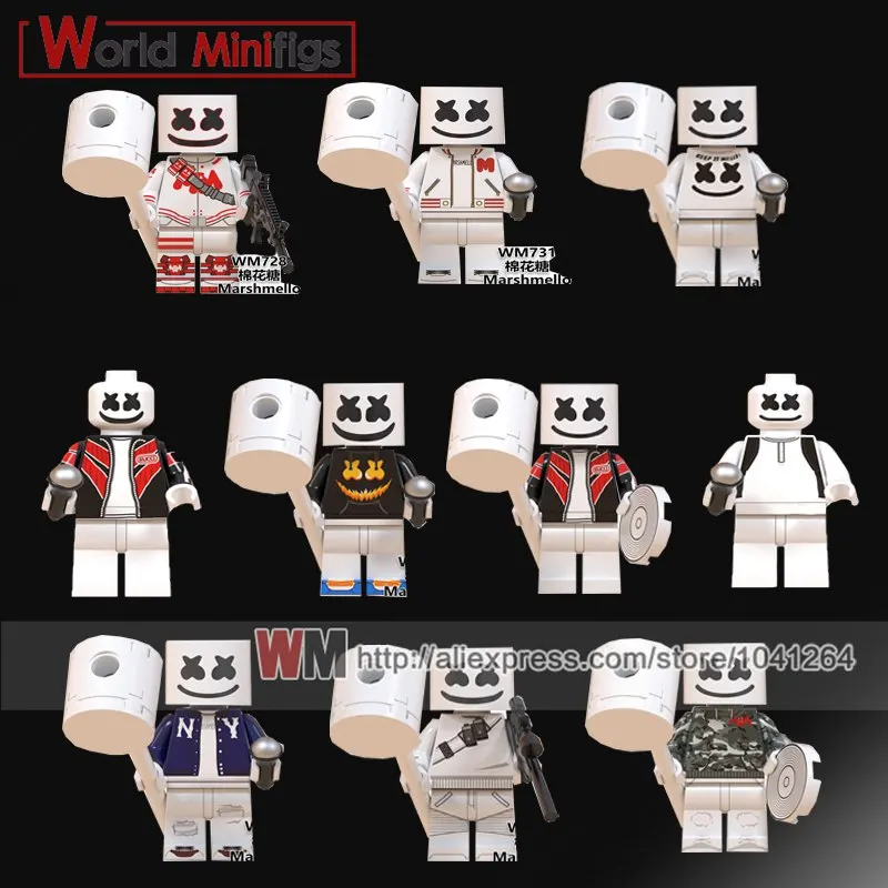 

Building Blocks WM6064 Marshmellow Stranger Things Dustin Eleven Mike Enlighten bricks model Kids Toys For Children Gifts