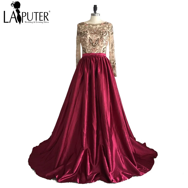 vestidos de color burgundy