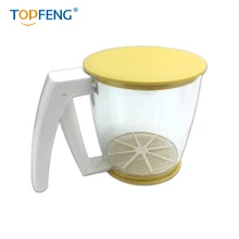TOPFENG ручной муки сито шейкер сетки просеиватель Форма фильтр