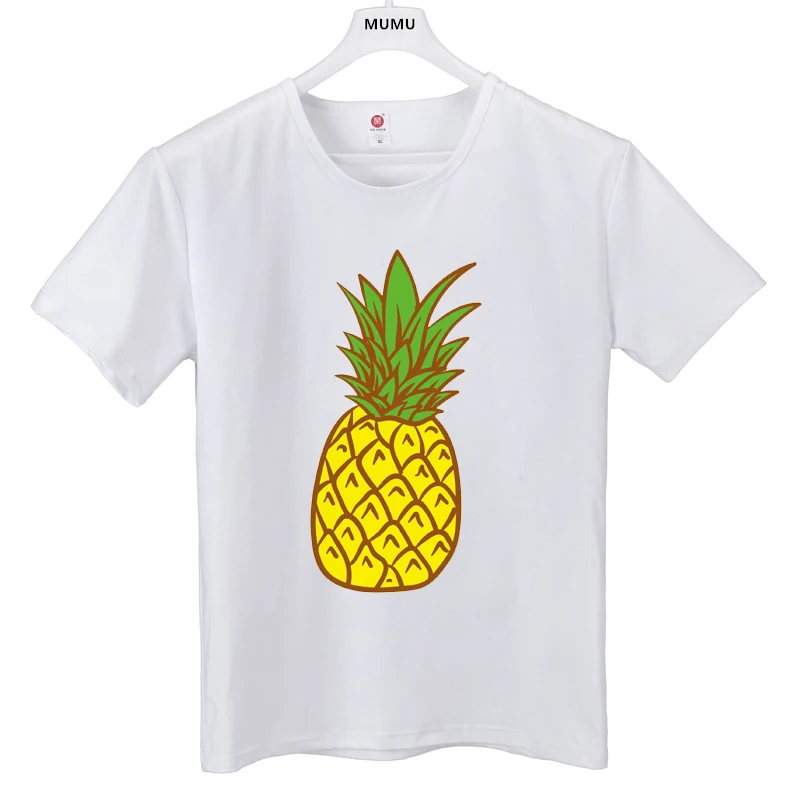 

Harajuku printing fashion Summer T Shirt Women Tops Peach Pineapple Banana Cherry Fruit Short-sleeved T-shirt Loose T Shirts