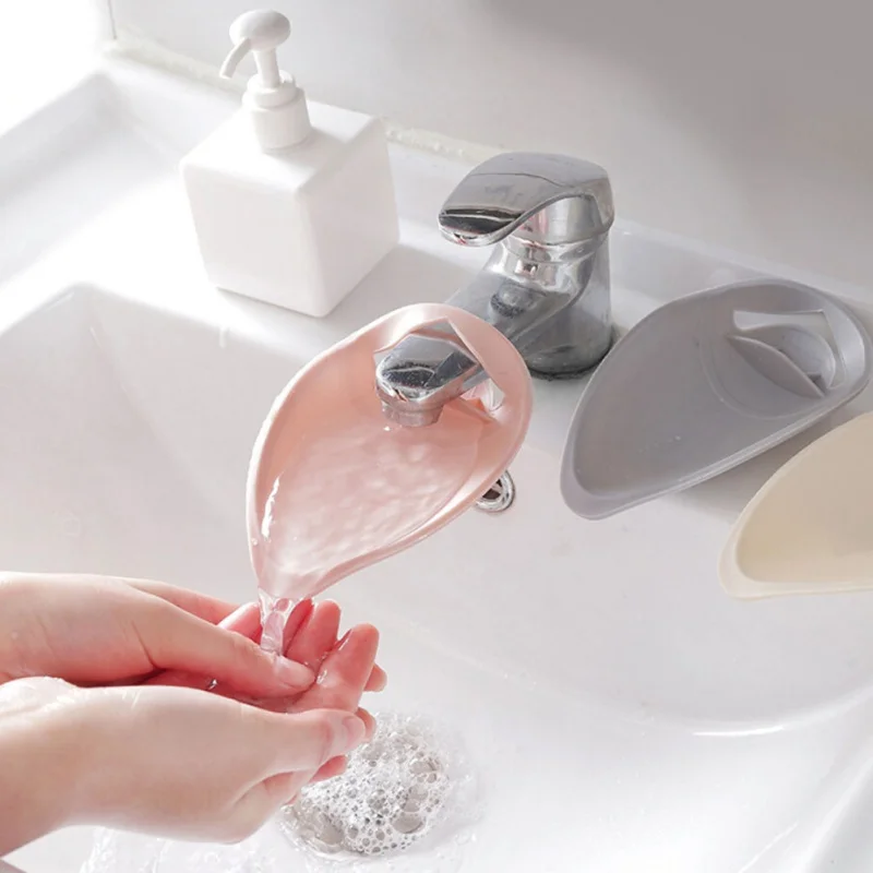 

Baby Child Hand Washing Aid Extender Portable Faucet Lengthened Hand Washing Device Guide Sink Extender Y