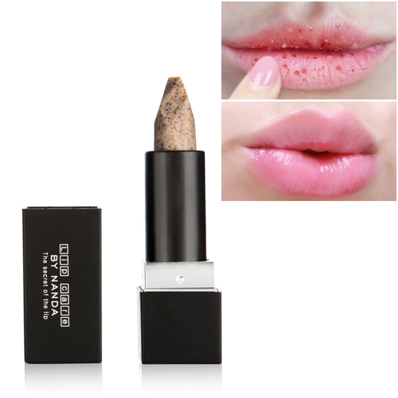 BY NANDA Exfoliating Lips Scrub Stick Gentle Moisturizing Exfoliator Fade Anti Ageing Wrinkle Cleaning Dead Skin Lip Care | Красота и