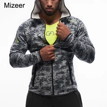 Mens Hoodies Hot Sale 2017 Fitness Brand Long Sleeve Bodybulding Shark Zipper Sweatshirts Gyms Muscle Fit