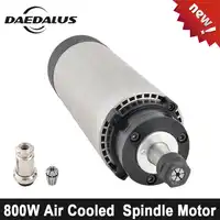 800W CNC Spindle Motor 110V/220V Air Cooled Spindle Motor 65mm CNC Router Motor With 4 Bearings For Engraving Milling Machine