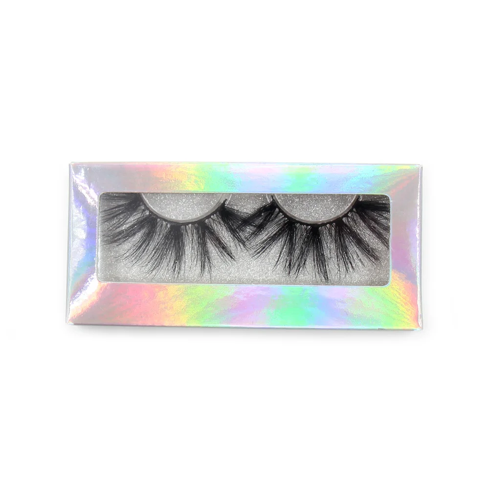 LEHUAMAO Eyelashes 3D Mink 25mm Eyelashes Criss-cross Thick Fluffy Mink Lashes Long Lasting Dramatic False Eyelashes Extension