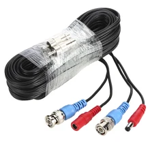 4 шт./лот KKmoon 32ft 10 м CCTV кабель BNC DC разъем видео Мощность комбинированный кабель для видеонаблюдения CCTV AHD камера DVR