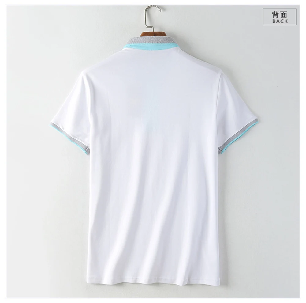 RenFeng New Brand Clothing Polo Homme Solid Camisa Polo Masculina Polo Shirt Smart Casual Men Tee Shirt Tops Cotton Slim Fit  (10)