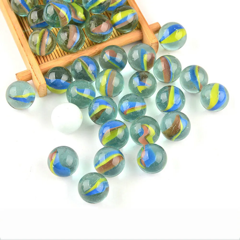 Outdoor Fun Sports Toy Ball 16MM 50pcs Glass Marbles Glass Bead Marbles