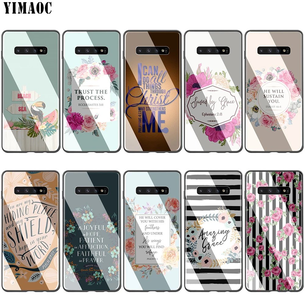 

Lavaza Jesus Christ Christian Flower Glass TPU Case for Samsung Note 8 9 S7 S8 S9 S10 A10 A20 A30 A40 A50 A60 A70 Edge Plus