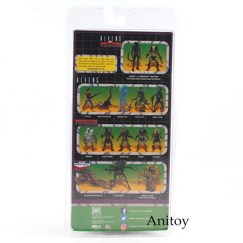 Anitoy NECA грудь Burster queen лицо Hugger воин инопланетянин фигурка ПВХ игрушка в подарок 18,5~ 21 см