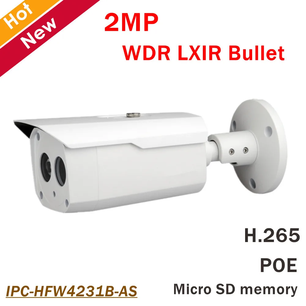 2mp DH English POE IP Camera LXIR Bullet 1080p H.265 3.6mm fixed lens Support SD card and Smart Detection IR 50 meters | Безопасность и