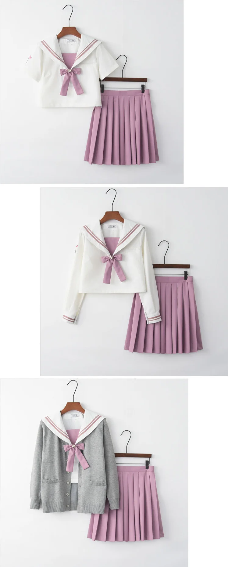 Японская школьная форма для девочек, матросские Топы+ галстук-бабочка+ юбка в морском стиле, школьная одежда для девочек, Lala костюмы для болельщиц