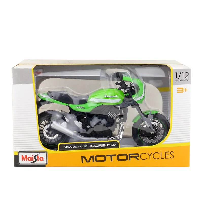 1:12 сплав модель мотоцикла, высокая имитация металла Kawasaki Z900 RS город уличный мотоцикл игрушки