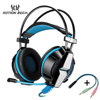 

2016 KOTION EACH GS700 Gaming Headset Gaming Headphones Earphone with Microphone Led Light for PS4 PC gamer Laptop Computer