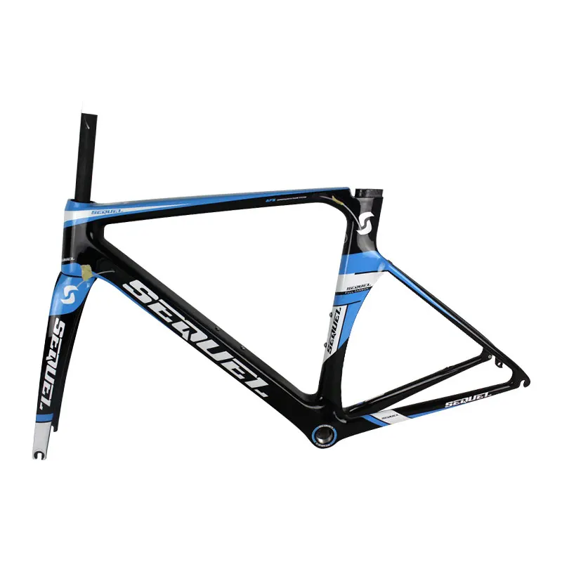 Best 2019 Seuqel DCRF07 carbon bike road frame T800 BB30/BSA OEM color carbon bicycle frame for high people 50