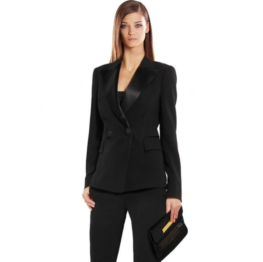 Neue Schwarz Herbst Bussiness Formale Elegante Frauen Anzug Set Blazer Hosen Buro Anzuge Damen Hosen Anzuge Hosen Anzuge Ladies Pant Suits Pant Suitstrouser Suit Aliexpress