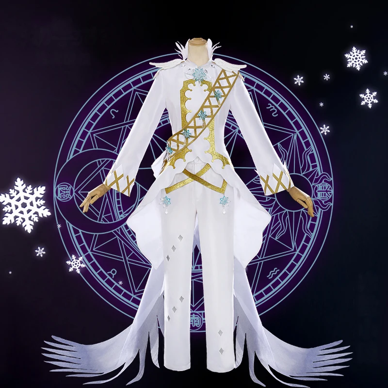 Аниме! Cardcaptor Sakura LI SYAORAN Ice Snow op Королевское Платье белый Великолепная униформа