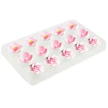 2 шт. сахарный поднос плесень помадка торт украшения из сахара в форме цветка коврик для сушки формы для выпечки инструмент