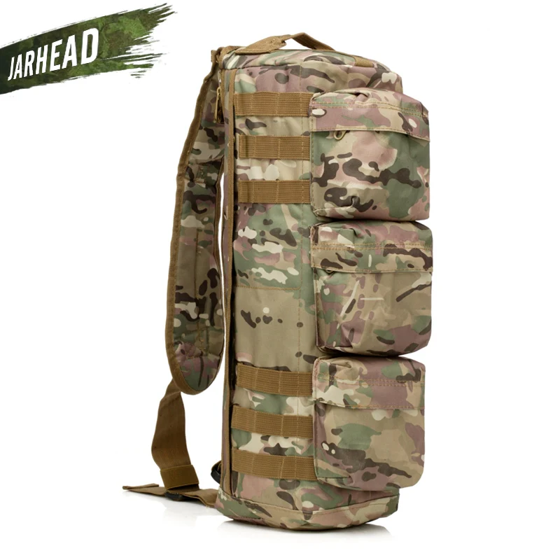 Online Military Tactical Assault Rucksack Armee Outdoor Molle Wasserdichte Rucksack Männer Wandern Camping Jagd Rucksack Schulter Tasche