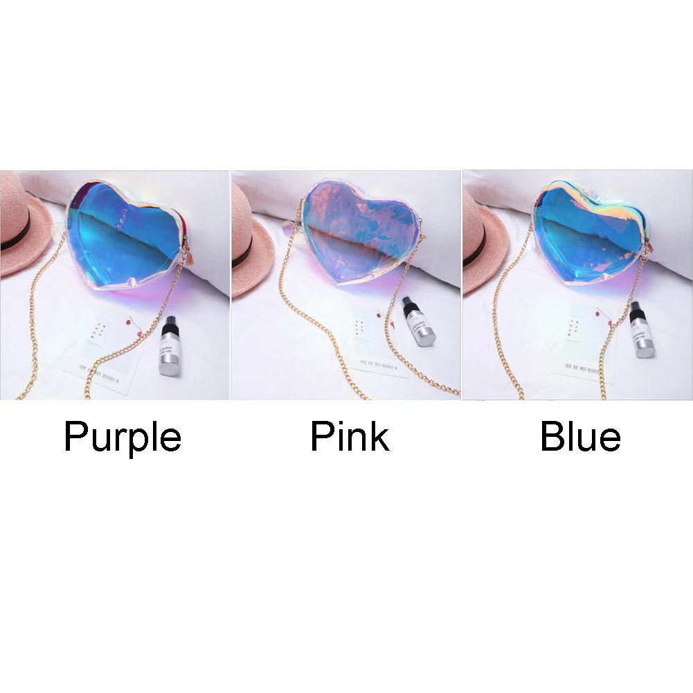 النساء أزياء رسول Crossbody حقيبة هلام شفافة مخلب سلسلة حزام سعة كبيرة هدية شكل قلب حقيبة الكتف النساء أزياء رسول Crossbody حقيبة هلام شفافة مخلب سلسلة حزام سعة كبيرة هدية شكل قلب حقيبة الكتف