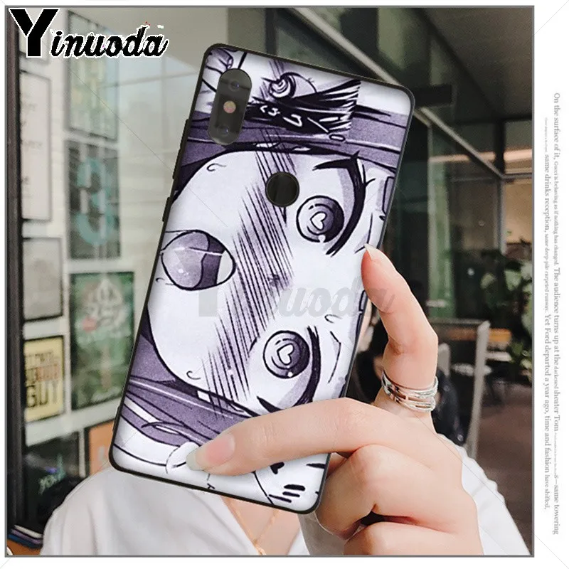 Yinuoda аниме девушка мультфильм Япония милые лица DIY Роскошный чехол для телефона для Xiao mi Red mi 5 5Plus Note4 4X Note5 6A mi 6 mi x2 mi x2S - Цвет: A4