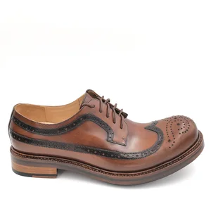 Image for Sipriks Luxury Brand Mens Thick Leather Sole Desig 