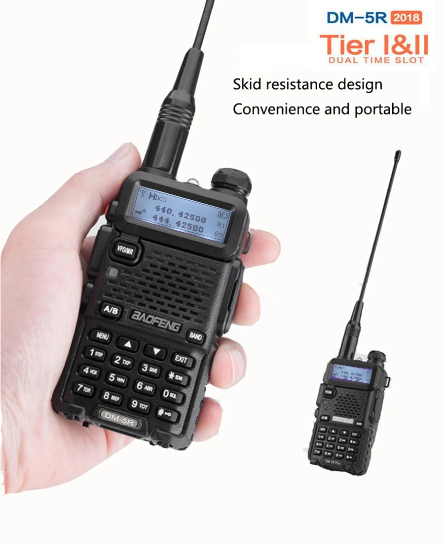 Новая цифровая аналоговая рация baofeng Dmr TDMA с двойным временным слотом