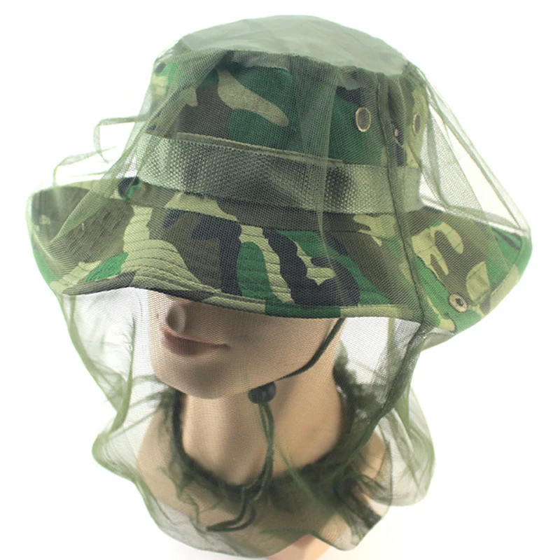 

Anti Mosquito Hat Outdoor Insect Hat Fishing Insect Bee Fly Mozzie Bug Mesh Head Net Face Protector Travel Camping