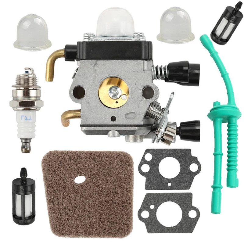 

1x Carburetor Engine For Stihl FS38 FS45 FS46 Replacement Accessories Durable