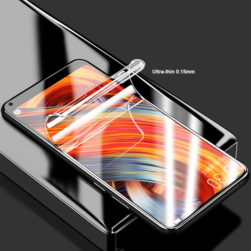 CHYI 3D изогнутая пленка для Xiaomi Mi Mix 2S Защита экрана полное покрытие Гидрогелевая пленка с установочным инструментом не закаленное стекло