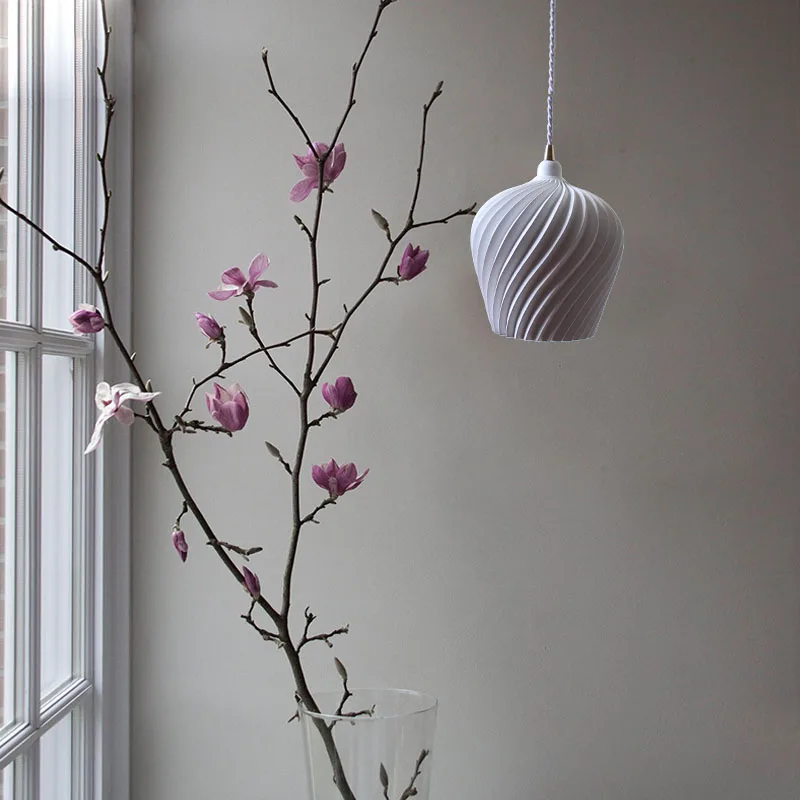 

Resin Vase Loft Lamp Vintage LED Indoor Pendant Light Nordic Art Modern Creative Kitchen Bedroom Dining Room Home Lighting Decor