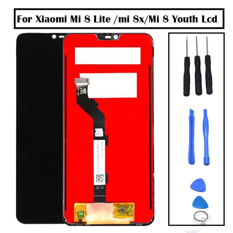

For Xiaomi Mi 8 Lite LCD Display Touch Screen 6.26" HD Digitizer Assembly Replacement For Xiaomi Mi 8 Youth 8 Lite lcd 4GB 64GB