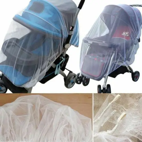 

2019US Whtie Stroller Pushchair Mosquito Insect Net Mesh Buggy Cover for Baby Infant baby bed net