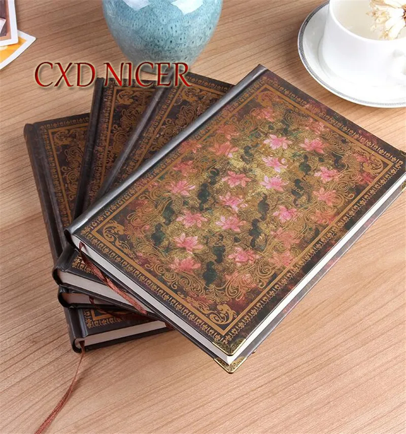 

European Style Retro Horizontal Line Notebook Paper Planner Sketchbook Agenda Diary Book Gift Planner DD1386