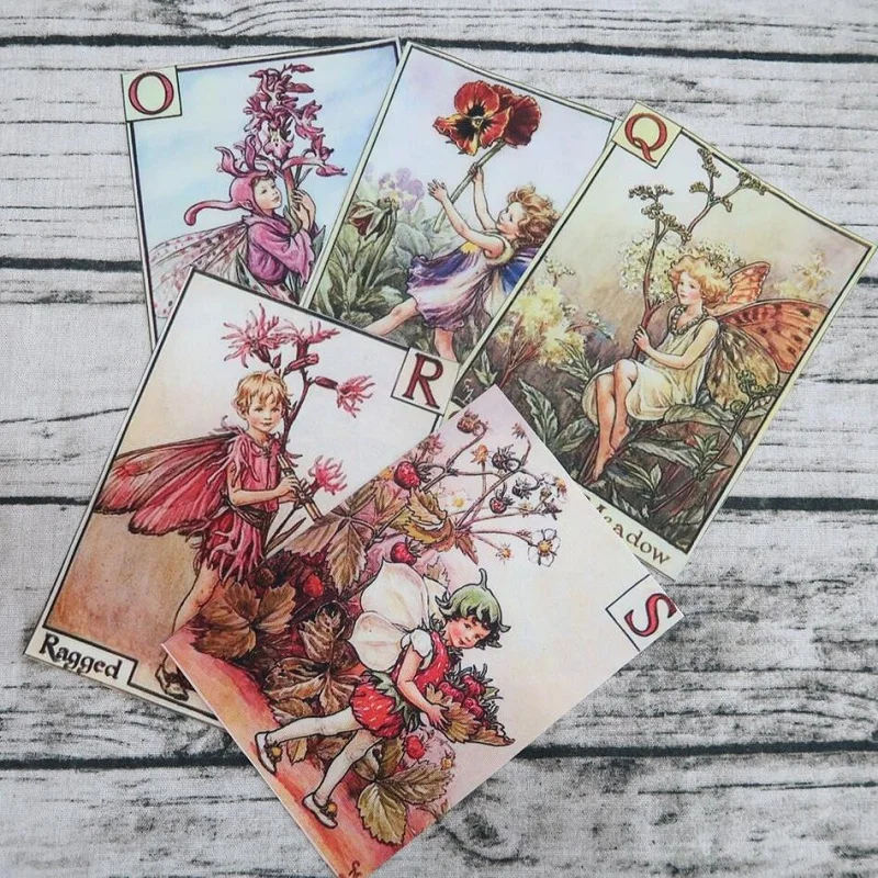 ZENGIA 12 шт./лот милые цветочные эльфы diy ручной работы ткань для шитья, пэчворка для кошелька фотоальбом патч мультфильм ткани