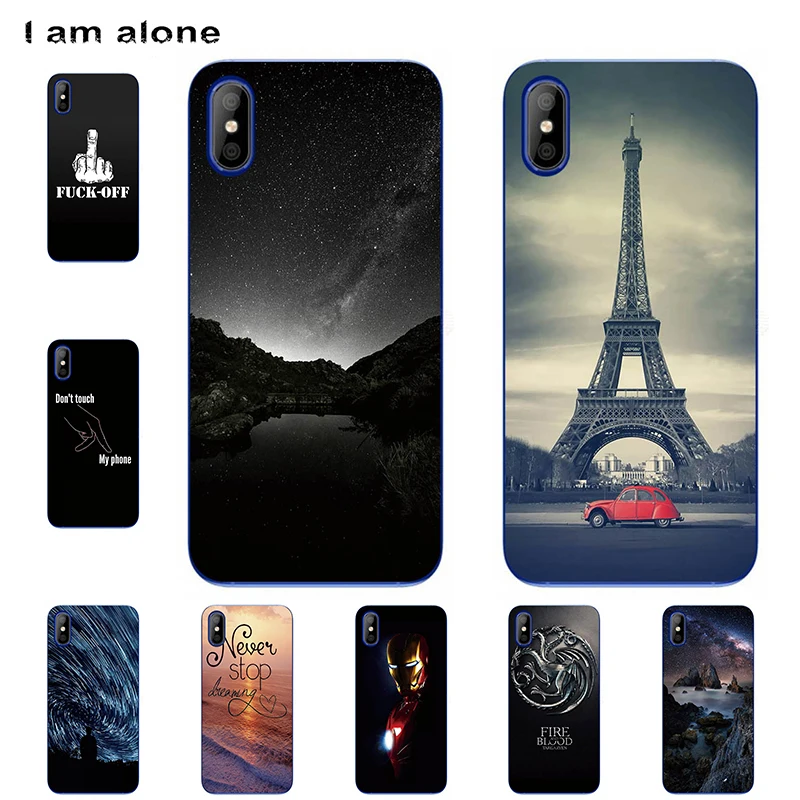 Чехлы для телефонов I am alone Для Doogee X55, 5,5 дюйма, Модные Цветные Чехлы для мобильных телефонов из ТПУ, сделай сам, на заказ Для Doogee X 55