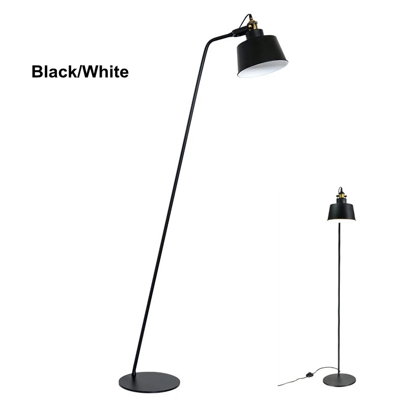 Post modern Design Floor Lamp Black White Metal Stand Light for ... Post modern Design Floor Lamp Black White Metal Stand Light for ...