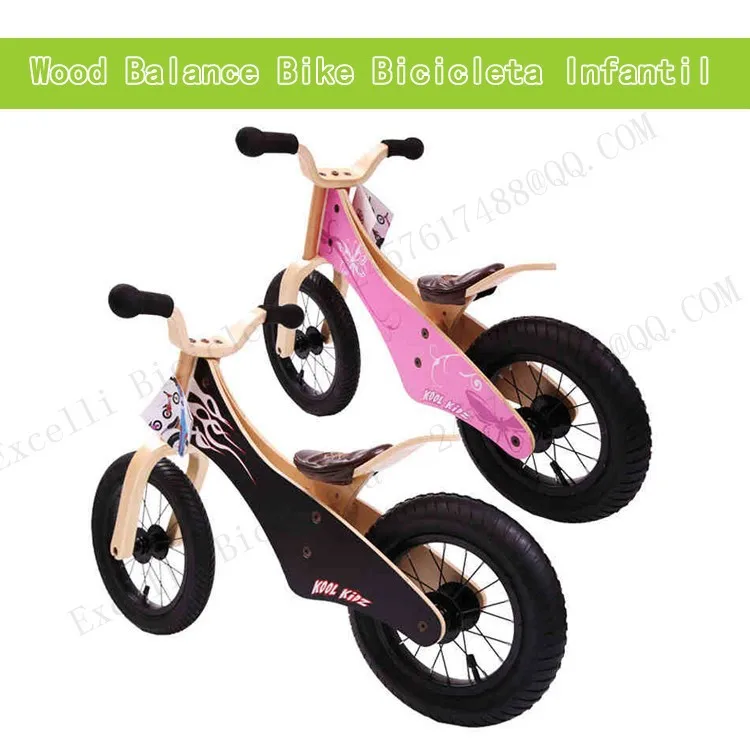 a05-Baby two wheels Wood Balance Bike for 2-6 Years age Bicicleta Infantil Balance Bike Kid's bicycle Common Childen's Cycling
