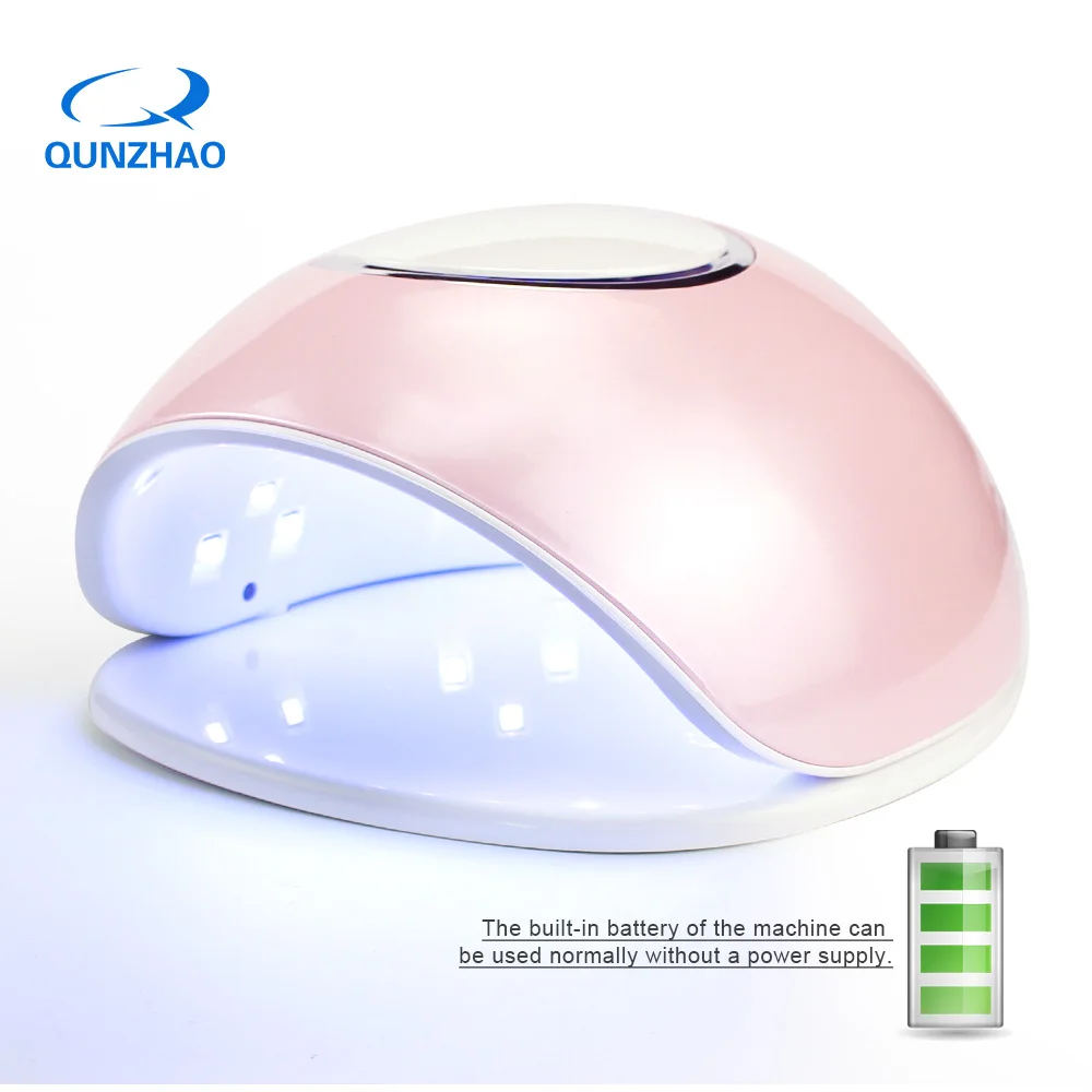

F4 48W Nail Dryer with Battery Rechargeable UV LED Nail Lamp 24 Leds for Curing All Gels Polish Manicure Machine Nail Art Tools