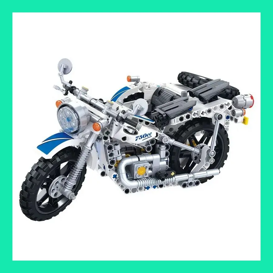 

2018 new hot 7061 550pcs Technic Motorbike Motorcycle Car Bicycle Building Block Brick Toy