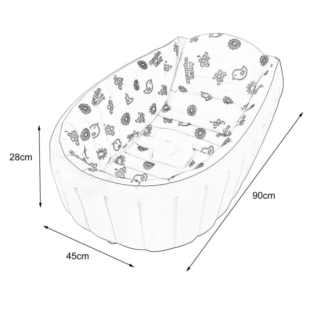 Baby Inflatable Bath Bathtub Newborn Safety Thickening bebes Bath Tub Washbowl for Newborns Kids Swimming Pool winner keep warm